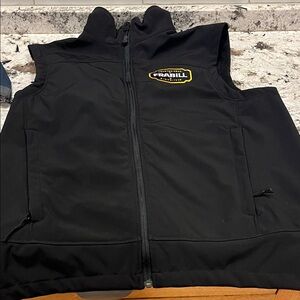 Frabill Black Soft-shell Vest